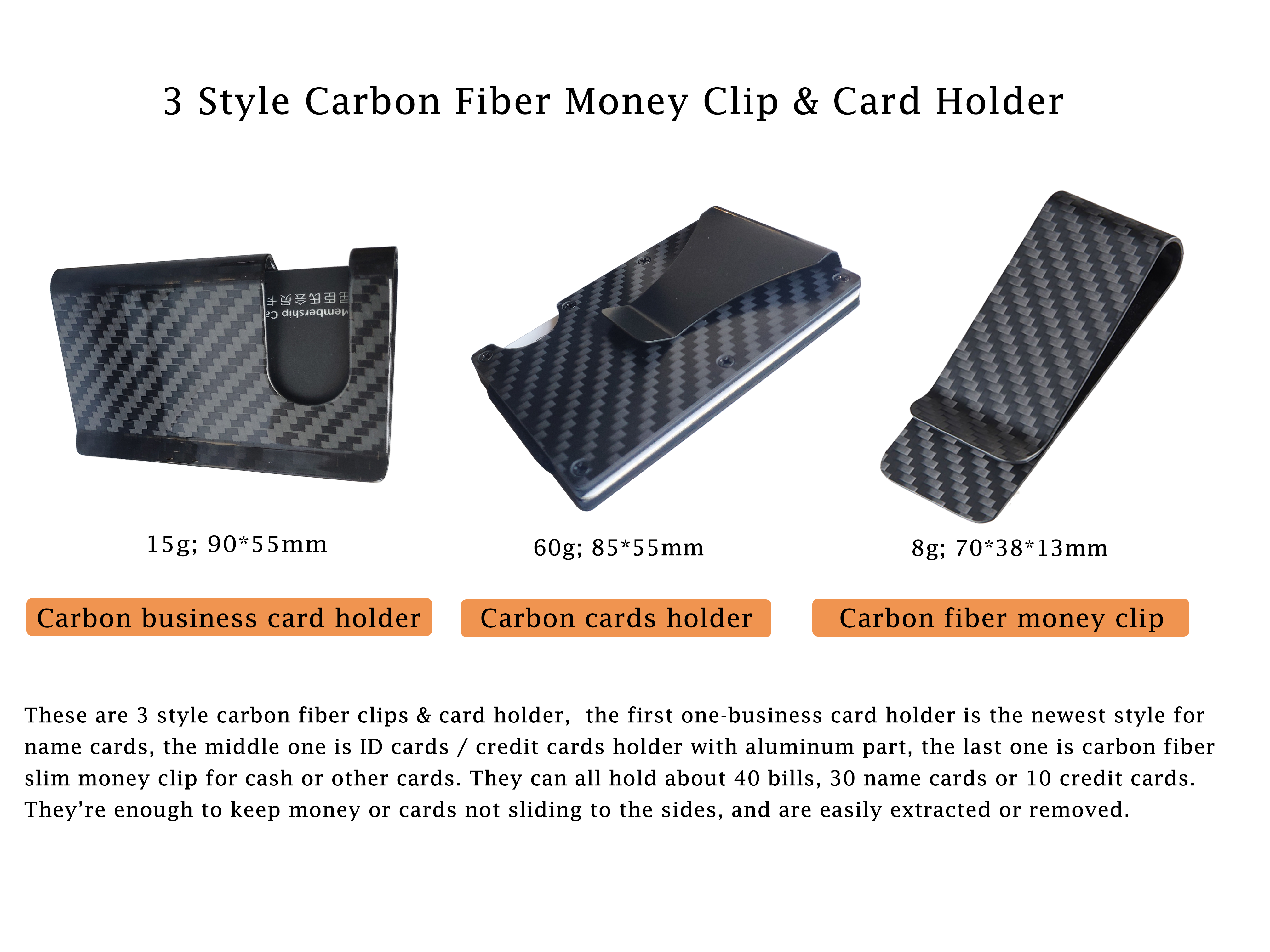 Carbon Fiber Money Clip