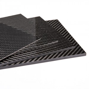 high quality glossy carbon fiber laminate sheet plate 100% carbon
