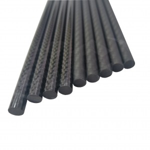 Carbon Fiber Rod 3K Plain Glossy 6-25mm  3K Carbon Fiber Rod 6-25mm .