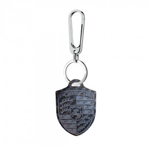 Car carbon fiber key chain customized service peugeot