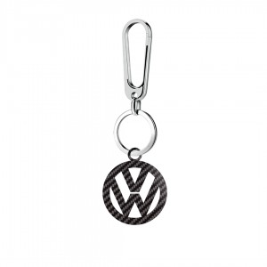 Car carbon fiber key chain customized service peugeot