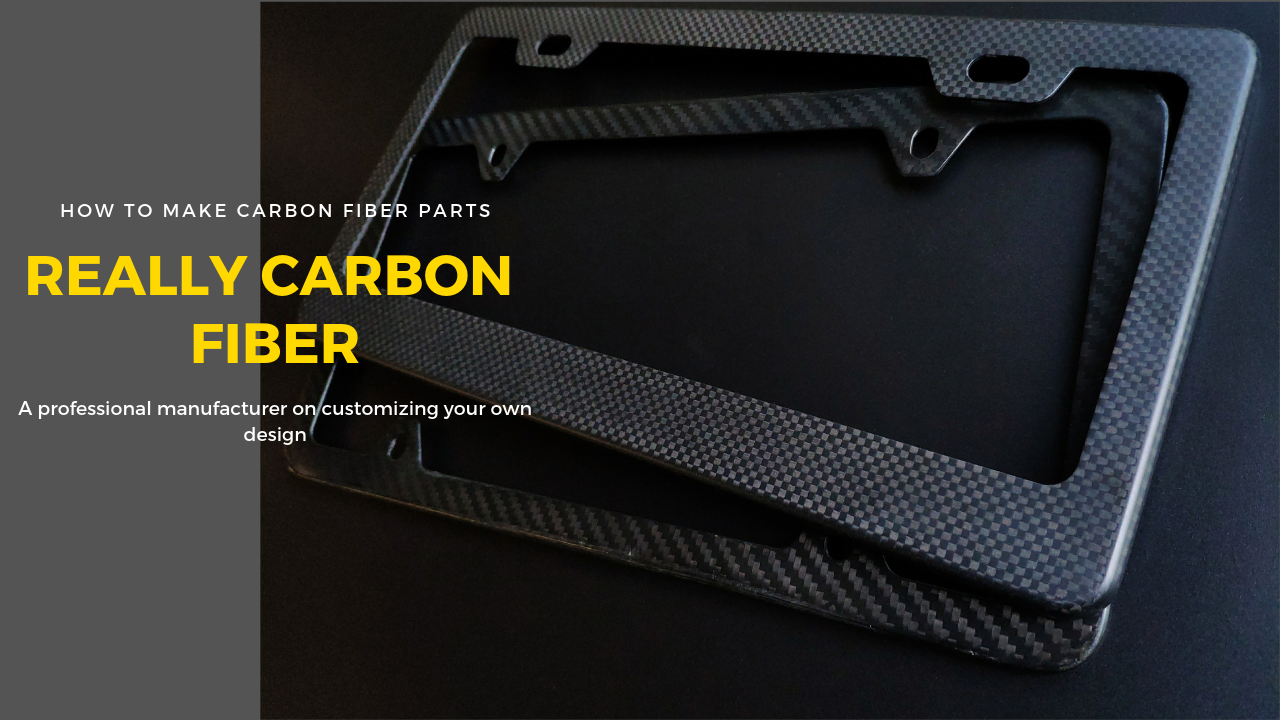 Carbon Fiber License Plate Frames