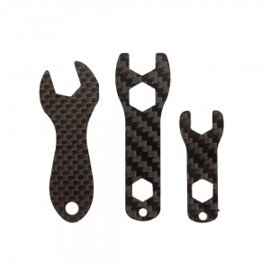 Custom carbon fiber wrench carbon fiber tools keychain