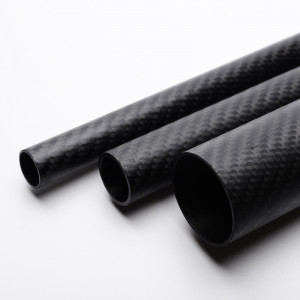 Högtrycks-högmodul kolfiberrör, kolfiberrör