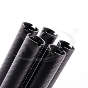 Carbon fiber tube cnc cut for different products .