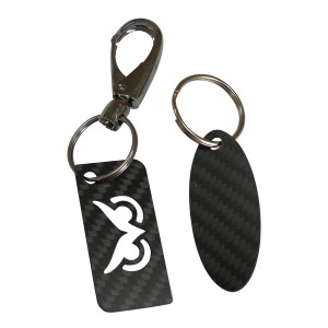 Carbon fiber key chain make to order