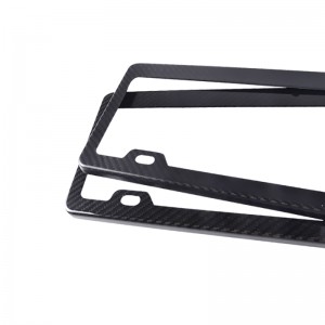 Carbon fiber license plate frame factory supply