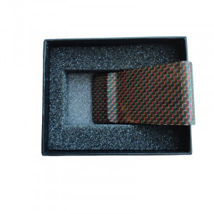 Best gift high end carbon fiber personalized money clip