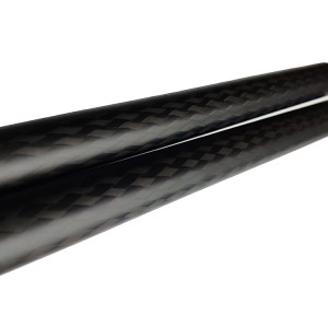 Pull winding carbon fiber tubes