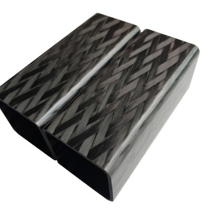 Square pullwinding carbon fiber tube