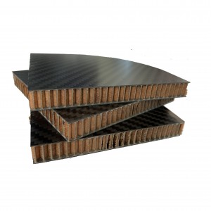 Carbon fiber honeycomb sheet